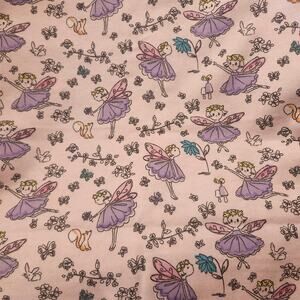 2-7/8 Yards Pink Fairy Flannel 43 in No Pre Wash Snuggle Jo Ann Fabric Ff